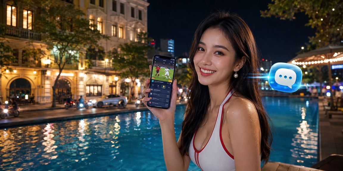 Người chơi theo dõi thể thao và cá cược qua điện thoại tại Hà Nội