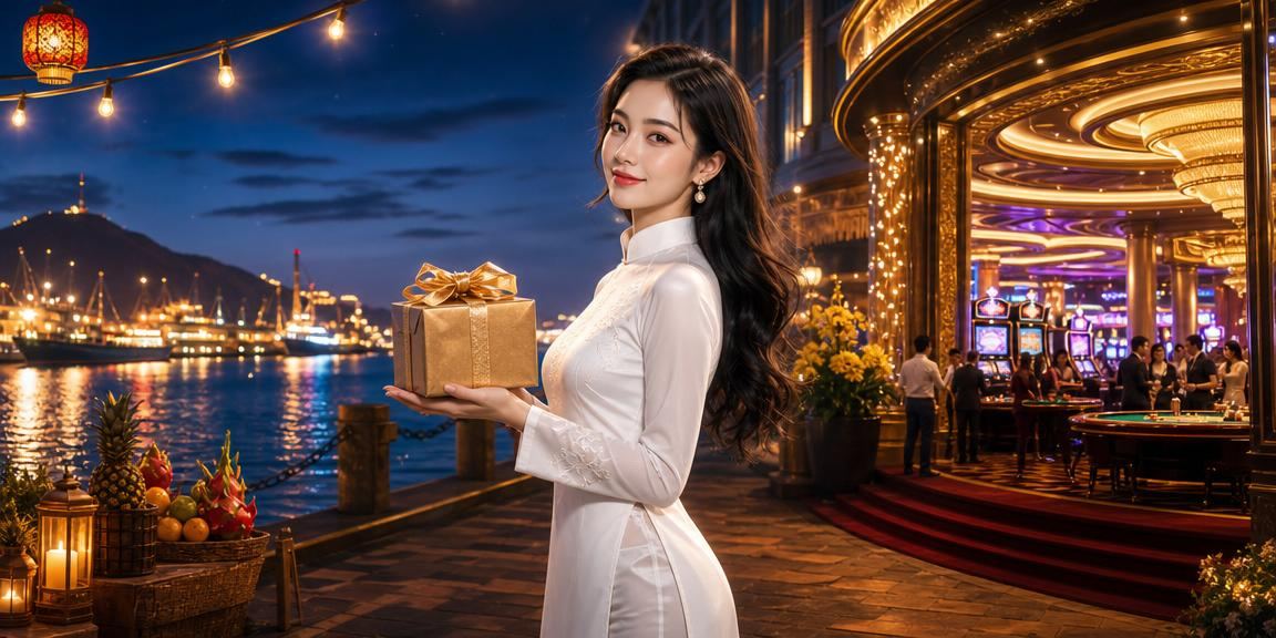 Người chơi bài tại Sài Gòn trong trang phục áo dài truyền thống Việt Nam